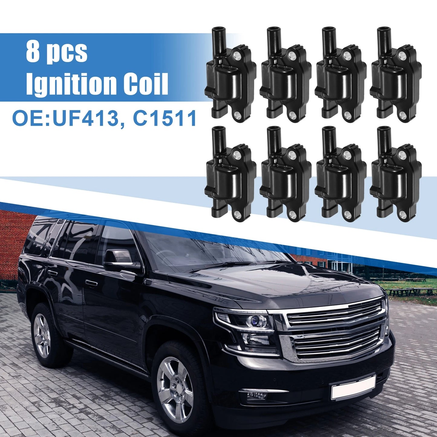 8pcs Ignition Coils for Chevrolet Camaro for Chevrolet Caprice