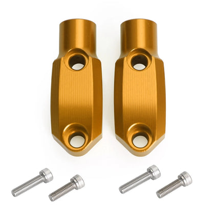 2 x Clamp Block Mounting Brake Master Cylinder for Kawasaki