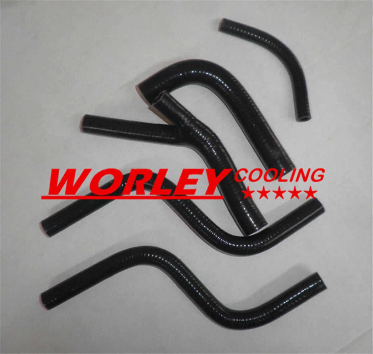 Black Silicone Radiator Hose Kit for Honda CR125R (1987-1988)