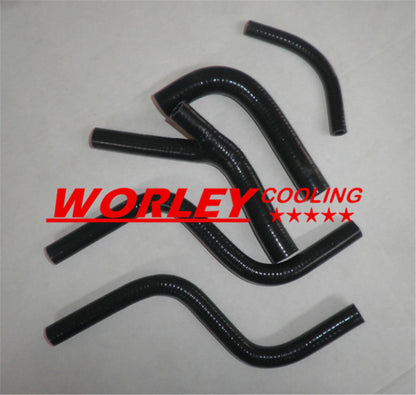 Black Silicone Radiator Hose Kit for Honda CR125R (1987-1988)