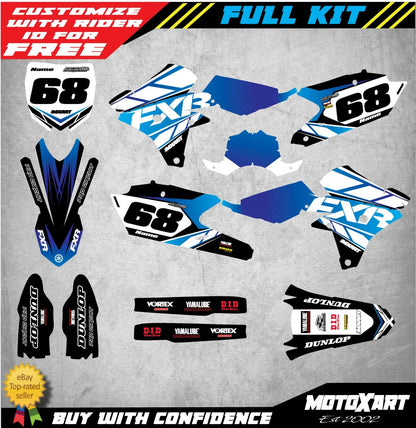 Custom Graphics Full Kit for Yamaha YZF 450 (2014-2017) OUTLAW STYLE Stickers