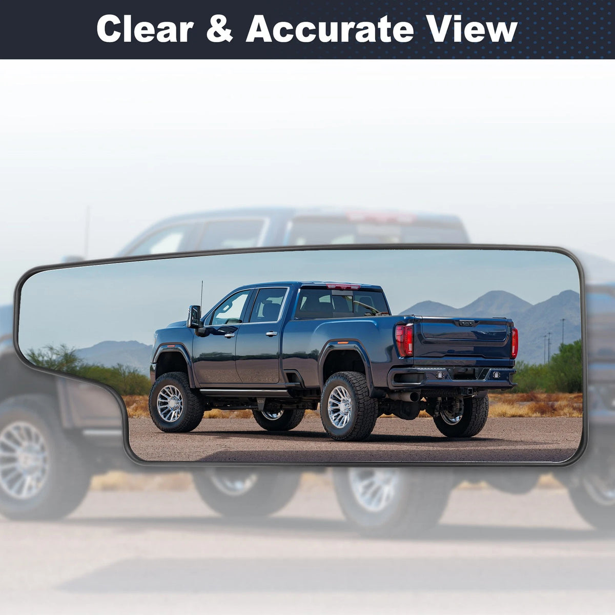 Right Lower Mirror Glass for Chevy Silverado & GMC Sierra 1500 2500HD 3500HD