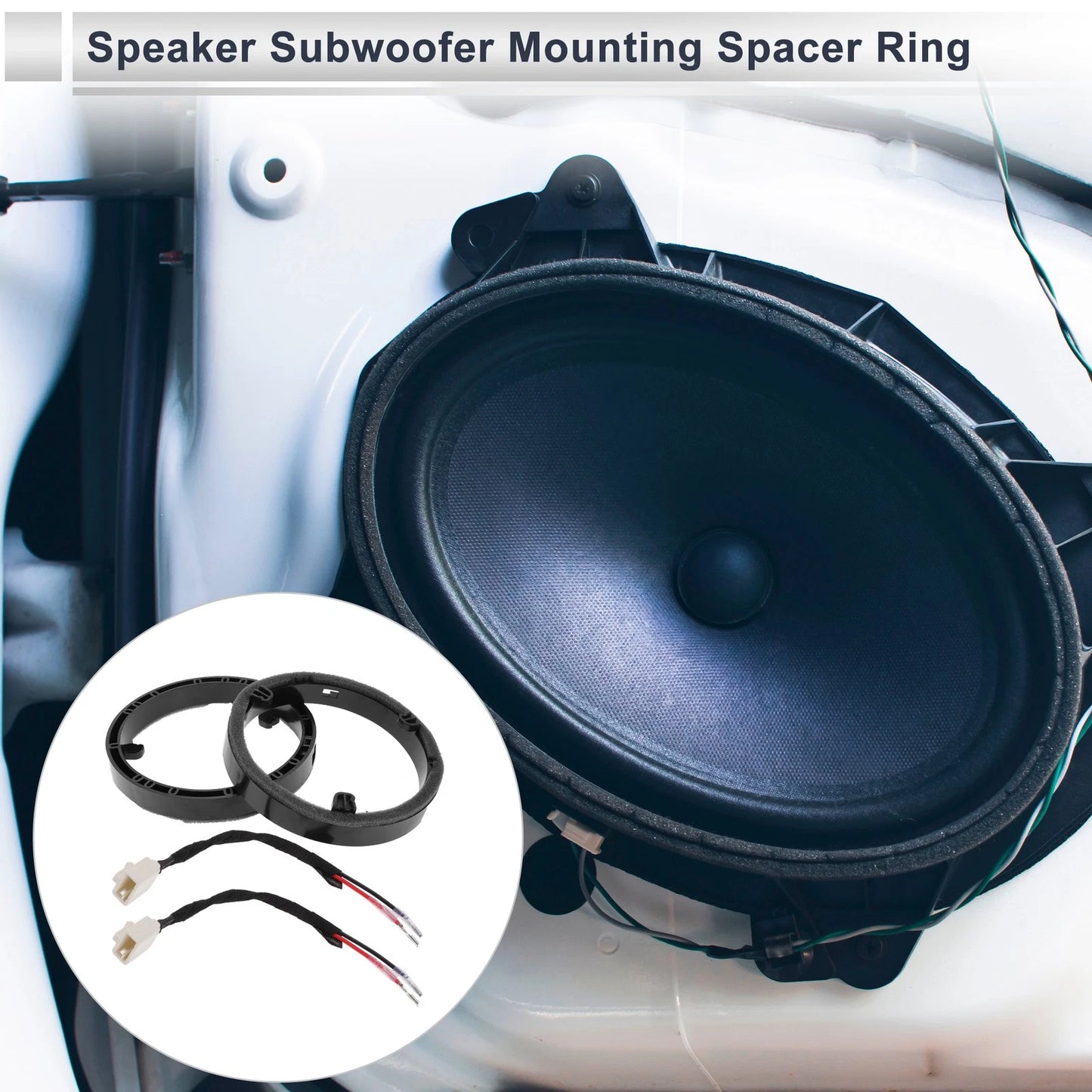 6.5" Speaker Spacer Ring Adaptor for Mitsubishi  -  Set