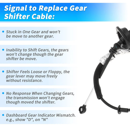 Auto Trans Gear Shift Cable for Ford Explorer, Explorer Sport Trac (2001-2010)