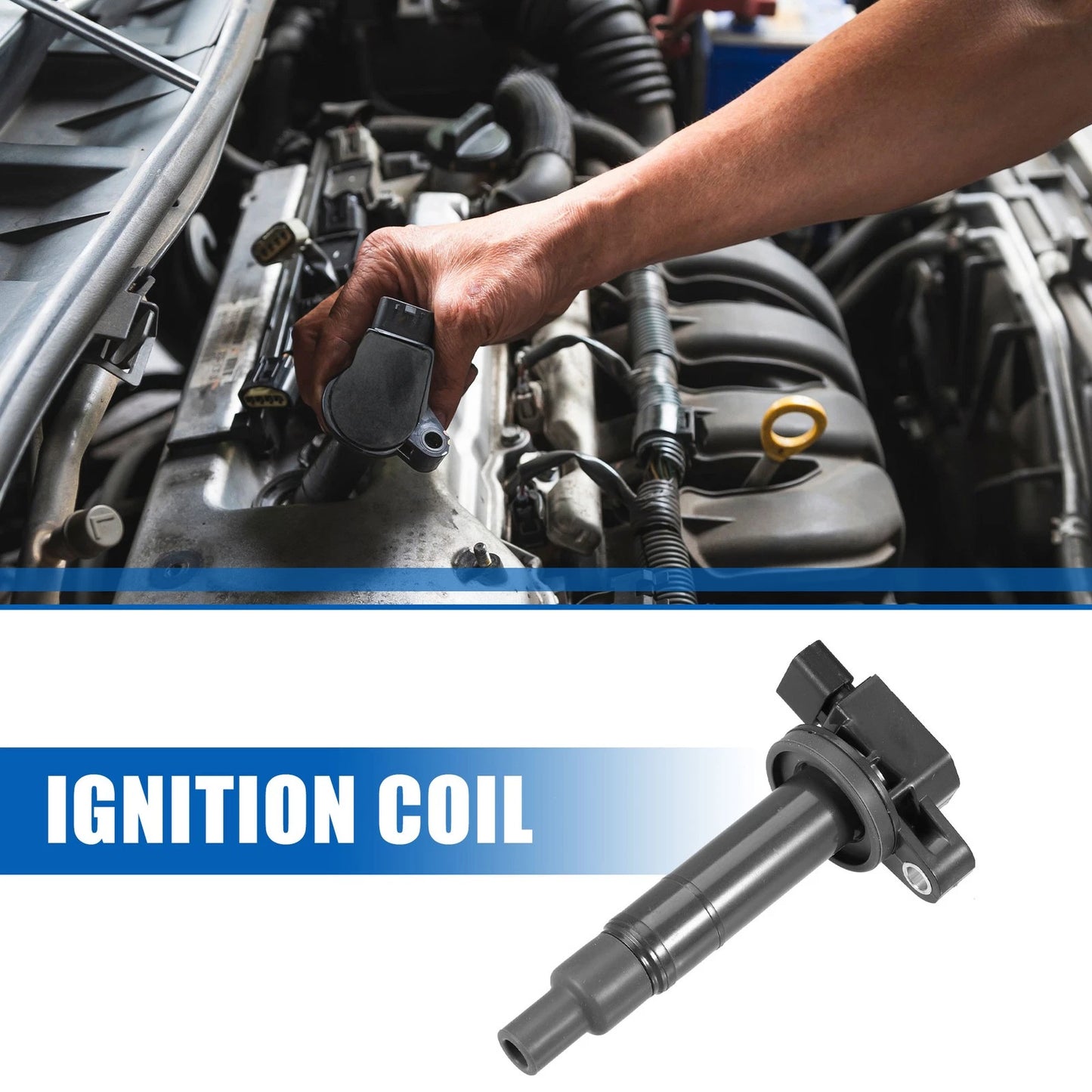 4pcs Ignition Coils for Toyota Echo Base 1.5L L4 (2000-2005)