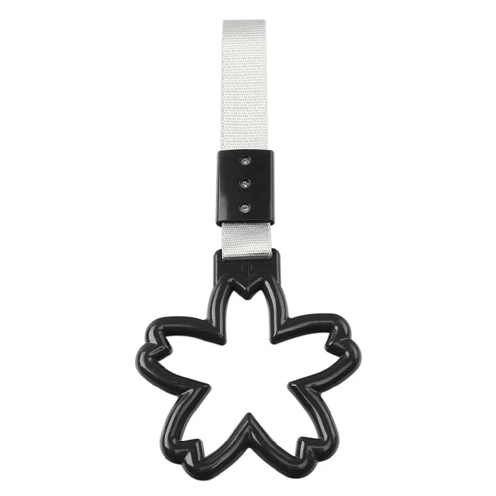 Cherry Blossom Ring Handle Strap for Train Bus - Drift Charm Tools BLK