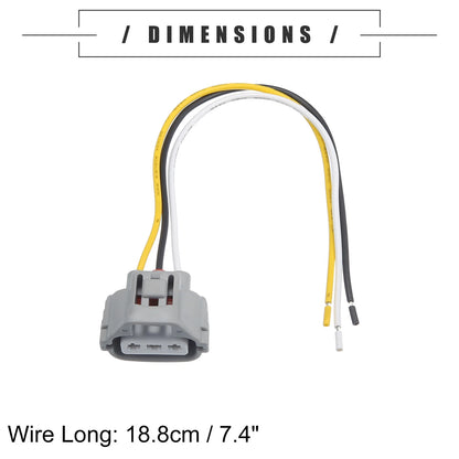 Front Turn Signal Wiring Harness Connector Plug 1 Set for Toyota