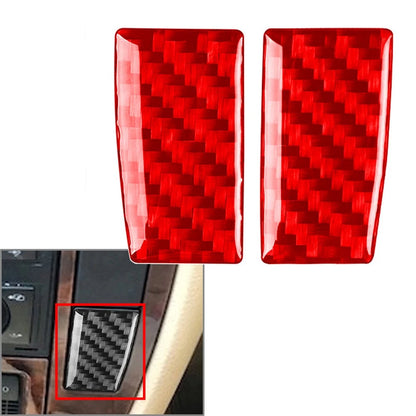 Radio CD Panel Side Button Cover Trim for Volkswagen Passat B5 (2001-2005) Red