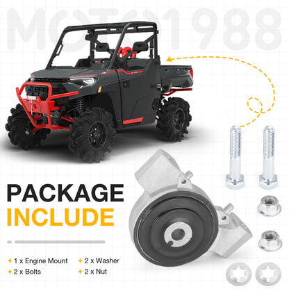 Engine Mount Isolator for Polaris Ranger Crew XP 900/1000, Brutus HD