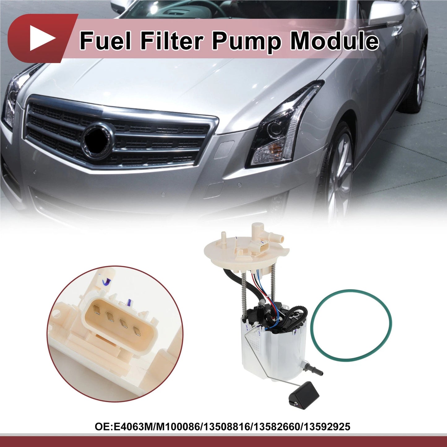Electric Fuel Pump Assembly for Cadillac ATS CTS, Chevy Camaro