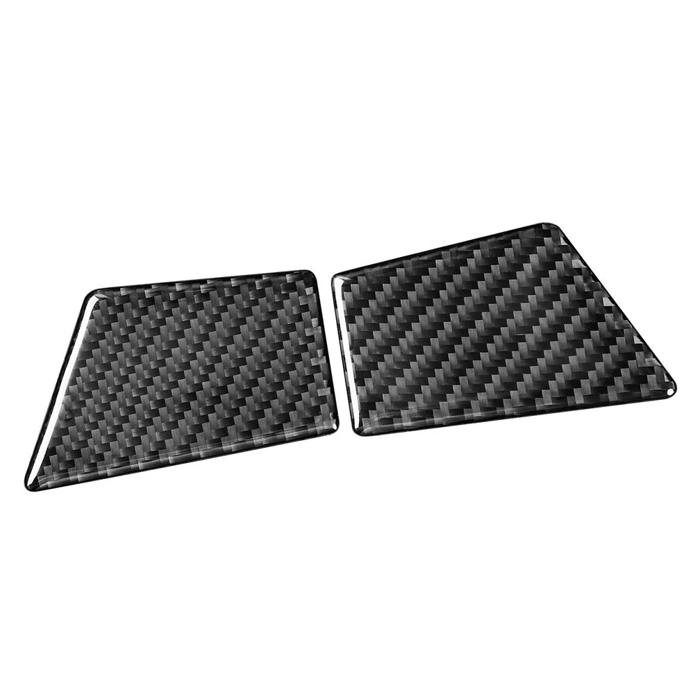 4 x Door Handle Bowl Panel Cover Trim for Ford Mondeo (2013-2019) Carbon Fiber Black