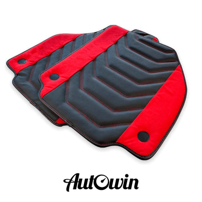 Leather Floor Mats for Ferrari 488 Pista Spider (2019-2023)