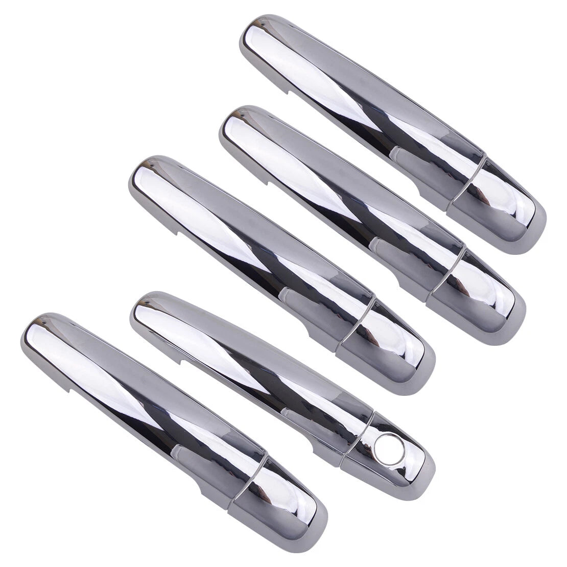 5 x Chrome Side Door Handle Covers for Suzuki Grand Vitara (2006-2013)