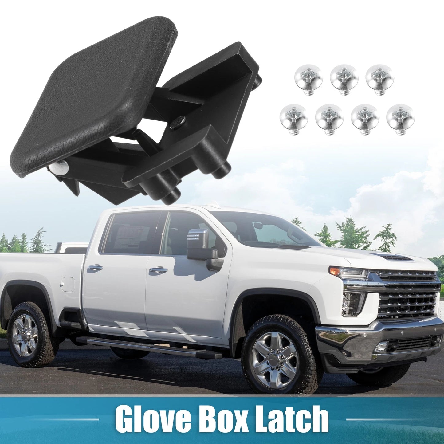 Glove Box Lid Latch Lock Cover for Chevrolet Silverado 1500 Cadillac