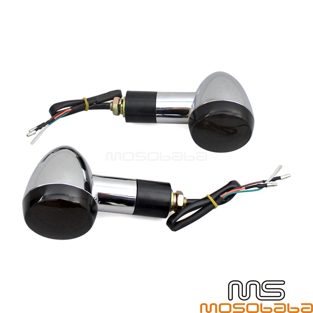 LED Front Turn Signals for Suzuki Boulevard M109R, Honda, Harley (2006-2023)