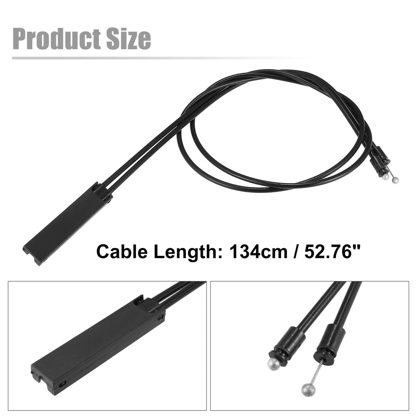 Hood Release Cable for BMW 5 Series GT 2008-2013 (2 x)