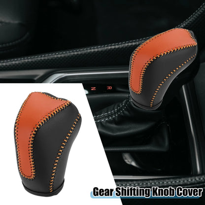 Subaru Crosstrek Gear Shifting Knob Cover Trim Black Orange (2018-2023)
