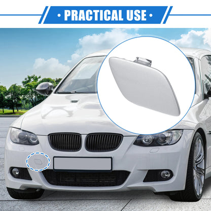 Tow Hook Cover for BMW E92 E93 2007-2010 Silver Tone Right
