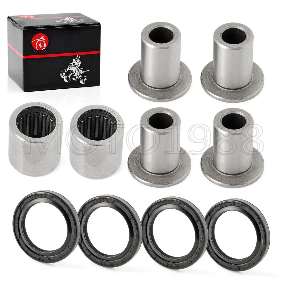 Front Upper A Arm Bushings Bearing Seal for Kawasaki KFX400 (2003–2006)