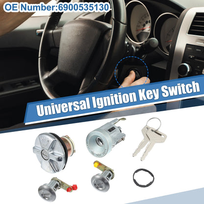 Ignition Switch Cylinder Set with Keys for Toyota Pickup (1989-1995)