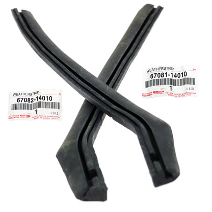 Quarter Window Glass Weatherstrips for Toyota Celica 1970-1977