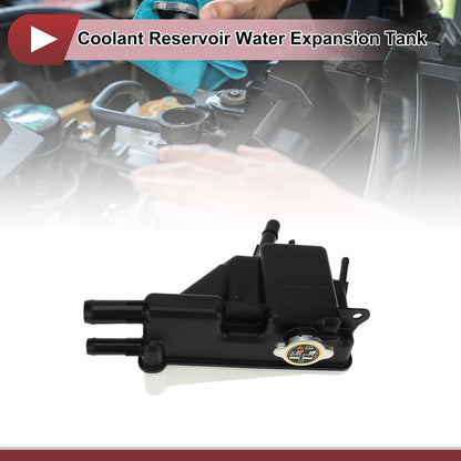 Coolant Expansion Overflow Tank w/ Cap for Ford F-250 F-350 F-450 Super Duty (2011-2023)