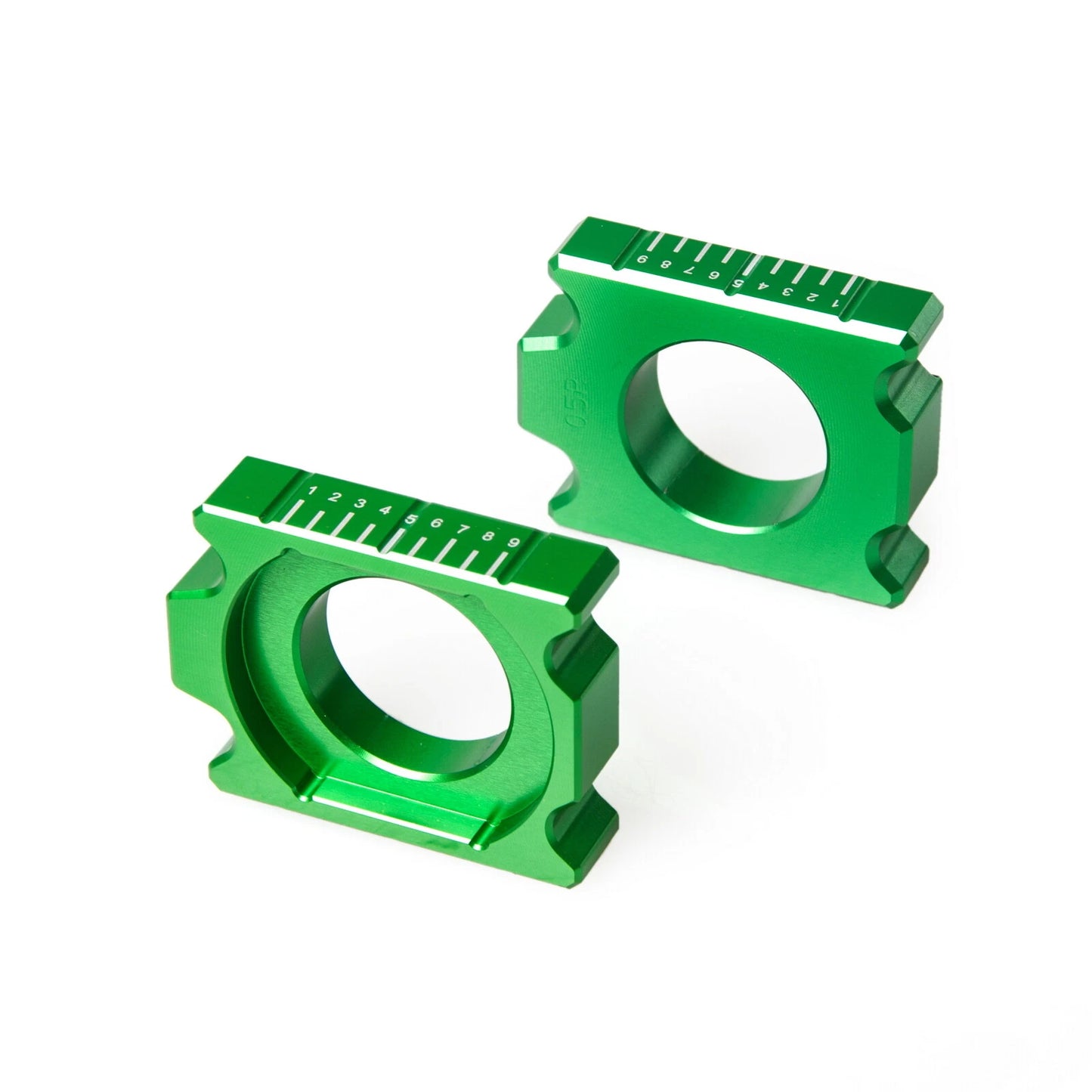 Billet Rear Axle Blocks for Kawasaki KX125 KX250 KX250F KX450F (2003-2015)