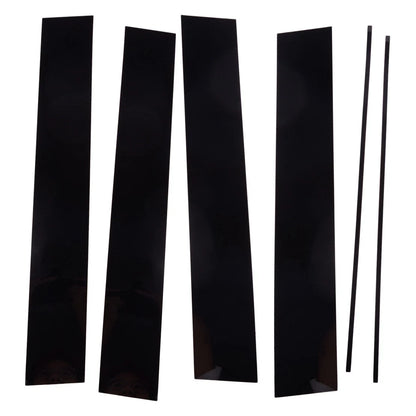 6 x Gloss Black Door Trim Covers for Honda Odyssey (2005-2010)