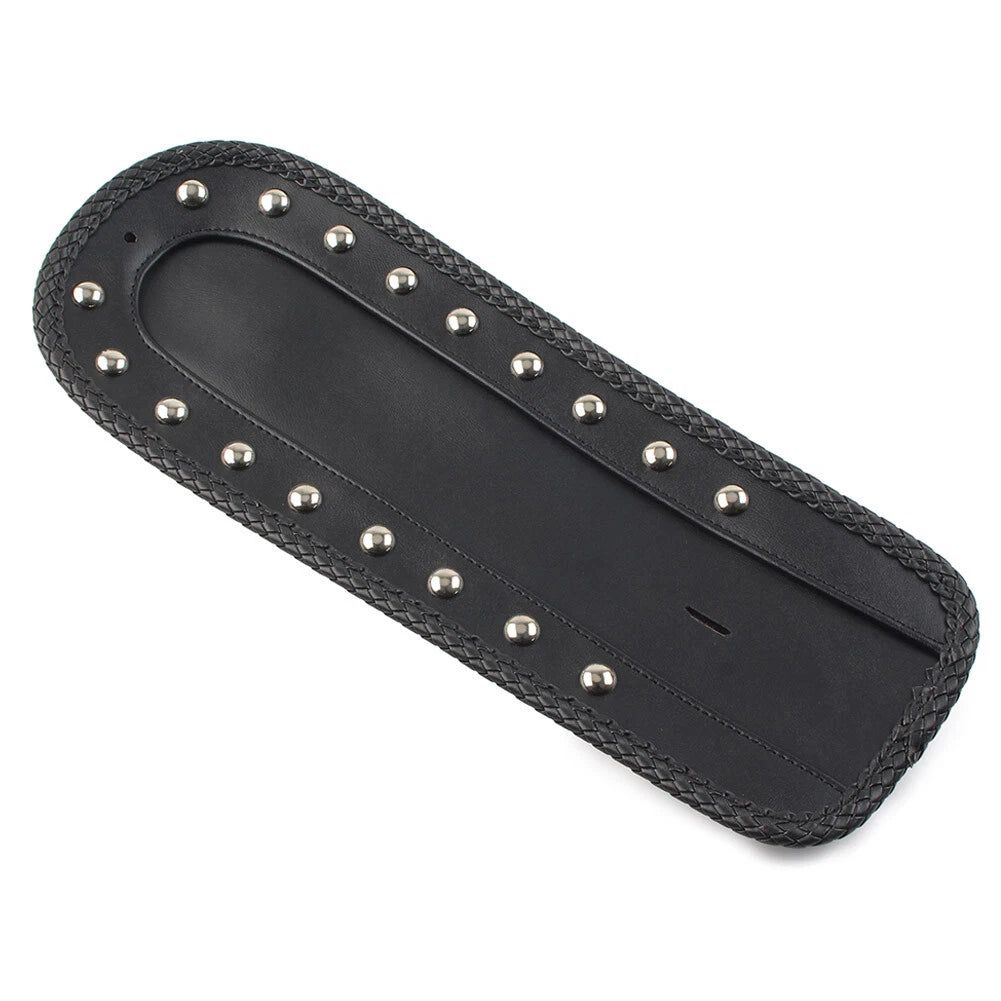 Studded Leather Rear Fender Bib Solo Seat for Harley Sportster XLH 1200 883