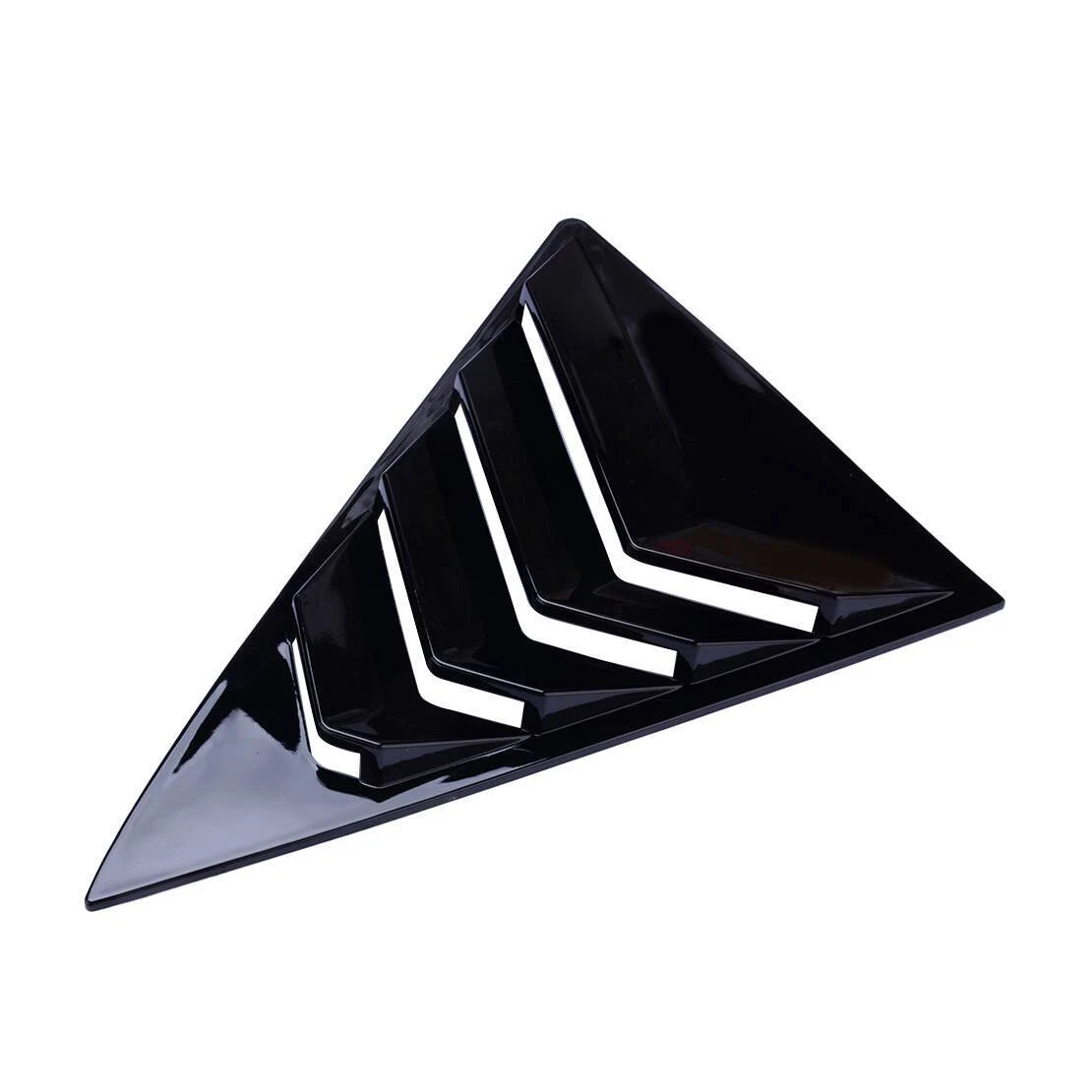 Black Rear Side Window Louver Covers for Toyota Camry