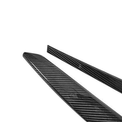 DRY Carbon Inner Front Door Panel Handle Strip Trim For Toyota GR Corolla 23-25