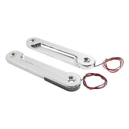 LED Flush Fork Turn Signal Brackets for Harley Street Glide & Electra Glide