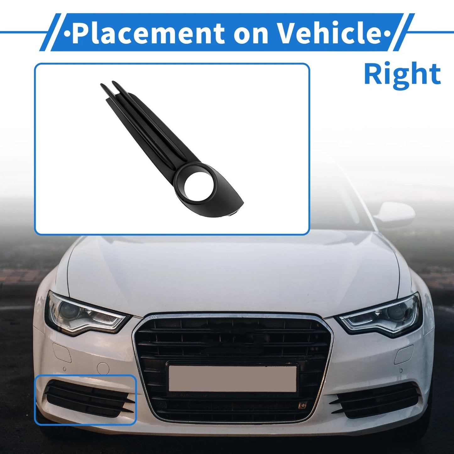 Front Right Fog Light Grill for Ford Focus ST (2013-2014)