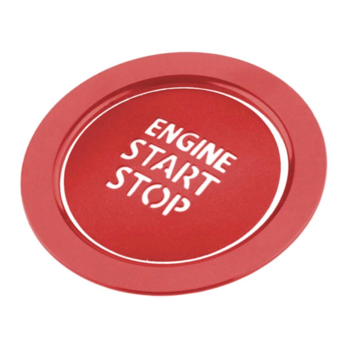 Red Engine Start Stop Button Trim Cover Cap Ring for Subaru
