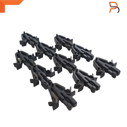 10 x Front Radiator Grille Clip Fasteners for Toyota Hilux LN56 LN60 (84-88)