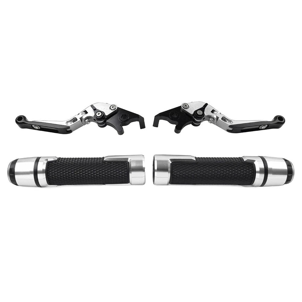 CNC Brake Clutch Levers & Handlebar Grips Set for Honda CB1000R CBR1000RR (2008-2023)