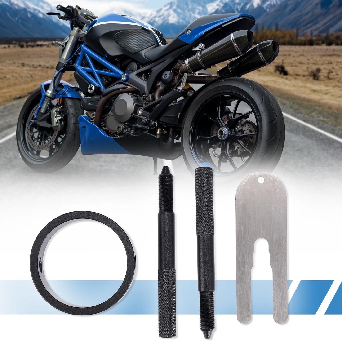 Fork Spring Compressor Tools / 1 Set / for Motorcycle