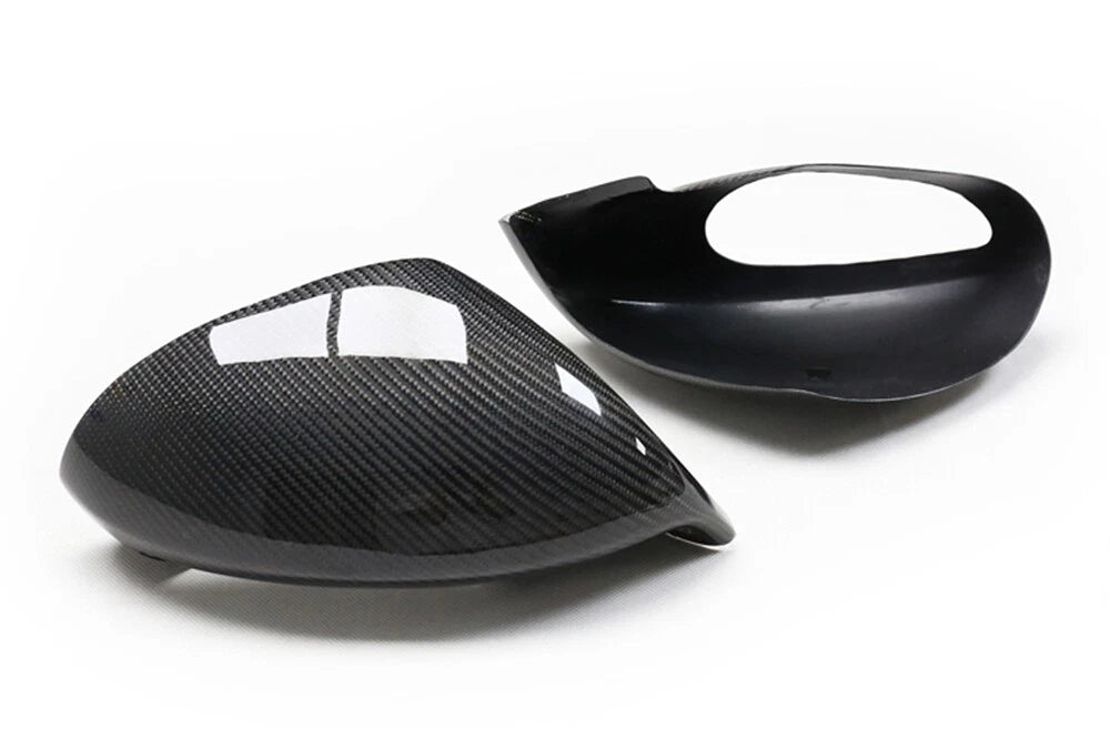 2 x AutoTecknic Carbon Fiber Mirror Covers for Porsche 911 Turbo (2016-2023)