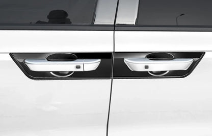 ABS Door Handle Bowl Cover Trim 8 x Glossy Black for Kia Carnival (2022)