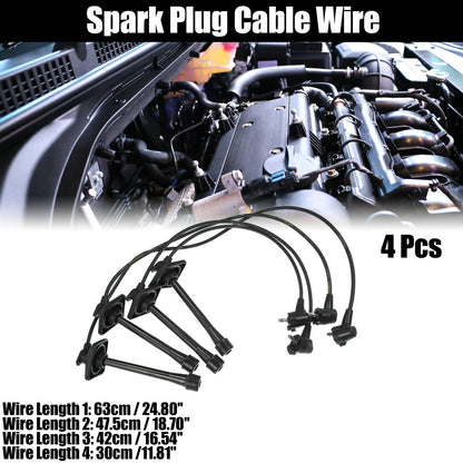 4pcs Spark Plug Ignition Wires for Toyota Camry DLX, LE, XLE 2.2L L4 (1992-1996)