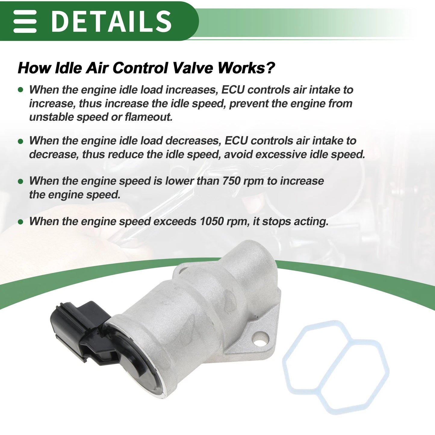 Idle Air Control Valve for Volvo S40 (1999-2003)