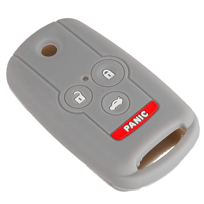 Silicone Key Fob Cover Case for Acura TL TSX ZDX MDX Accord (2004-2020)
