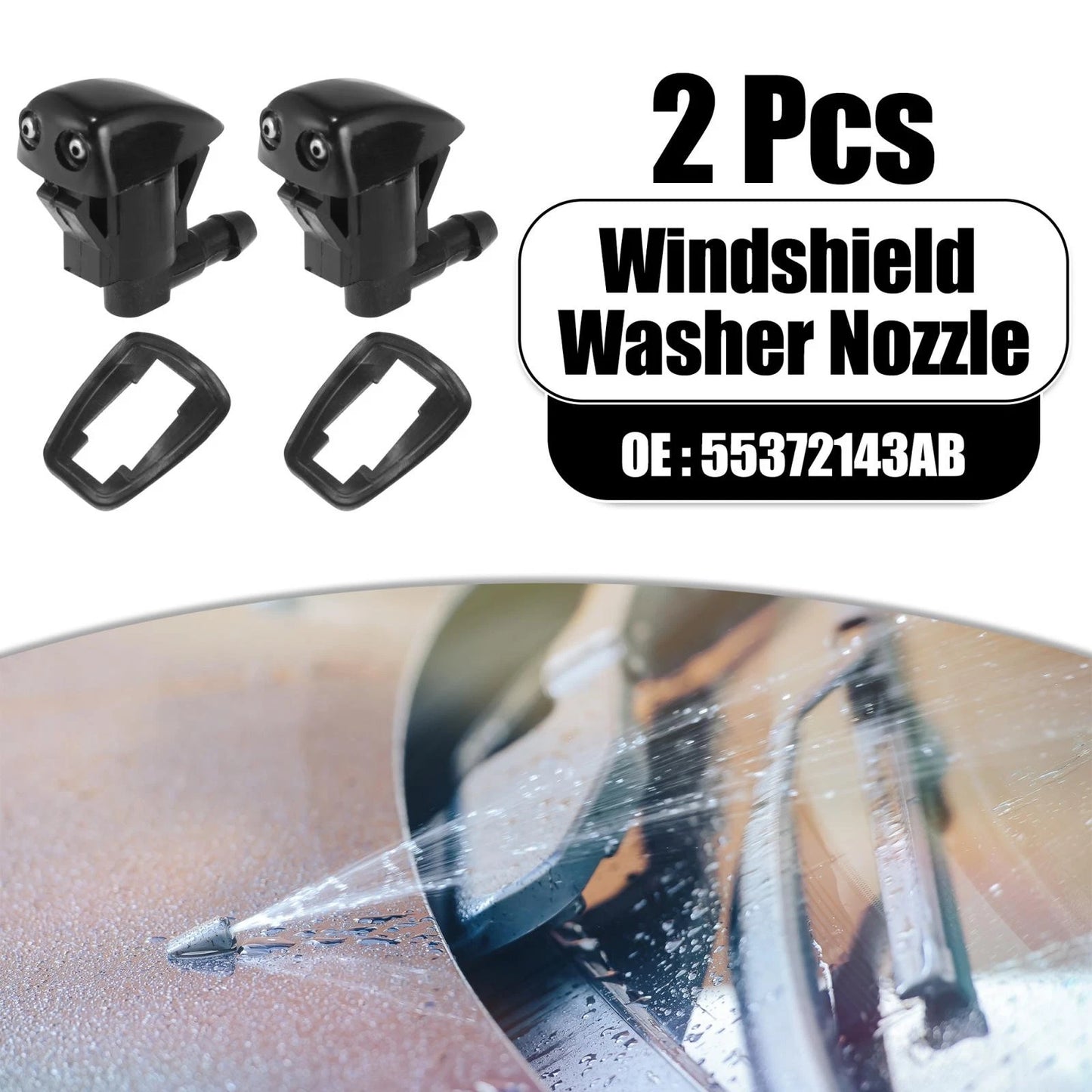 Front Windshield Washer Nozzle for Jeep Grand Cherokee (2005 - 2016)