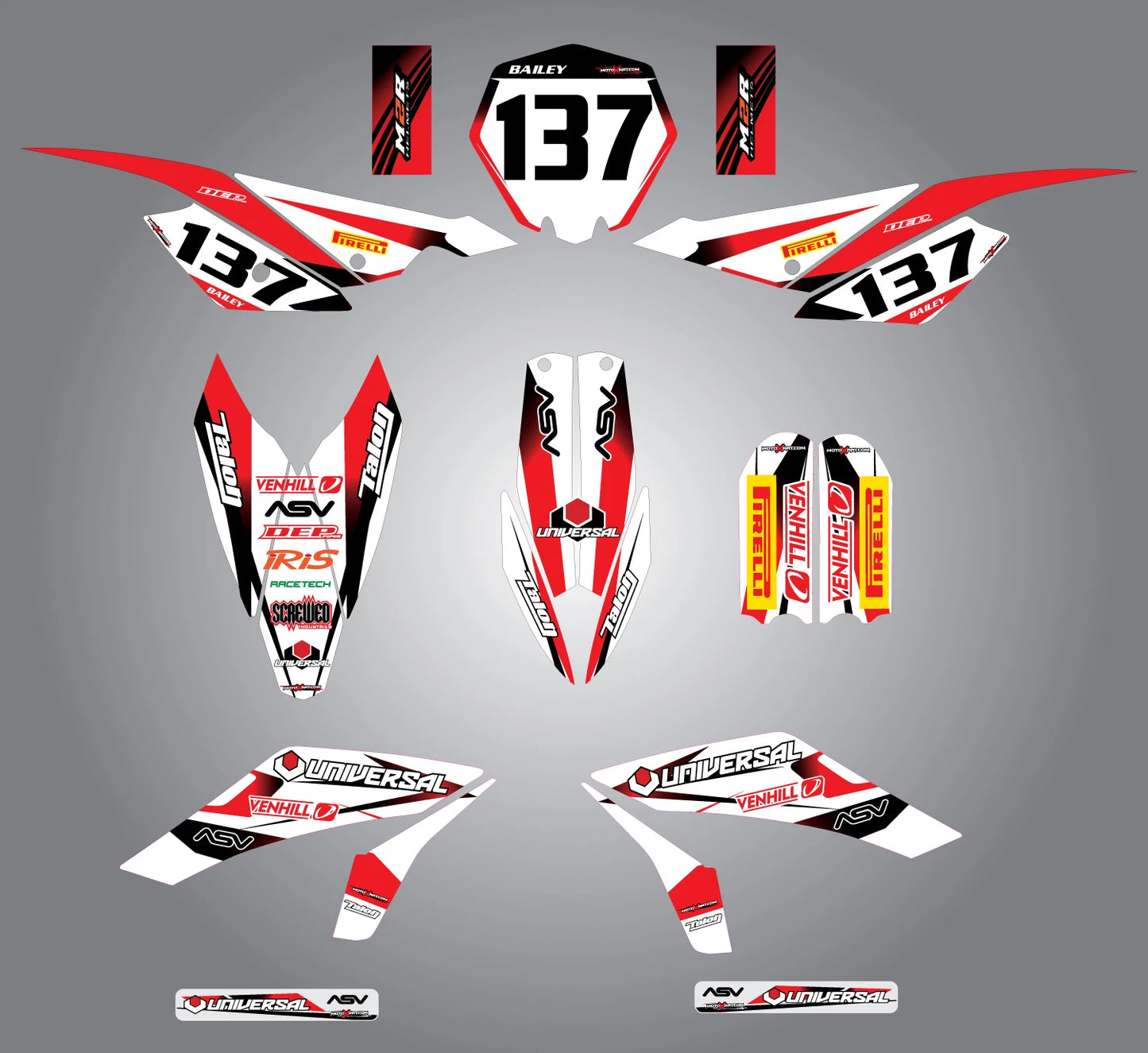 Custom Graphic Kit for Husqvarna CR 65 (2012-2016) - STORM Stickers