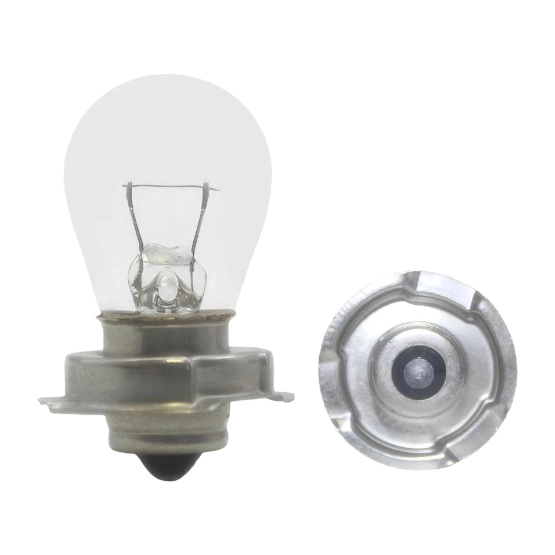 4 x P26S Motorcycle Headlight Indicator Light Bulbs (Halogen)