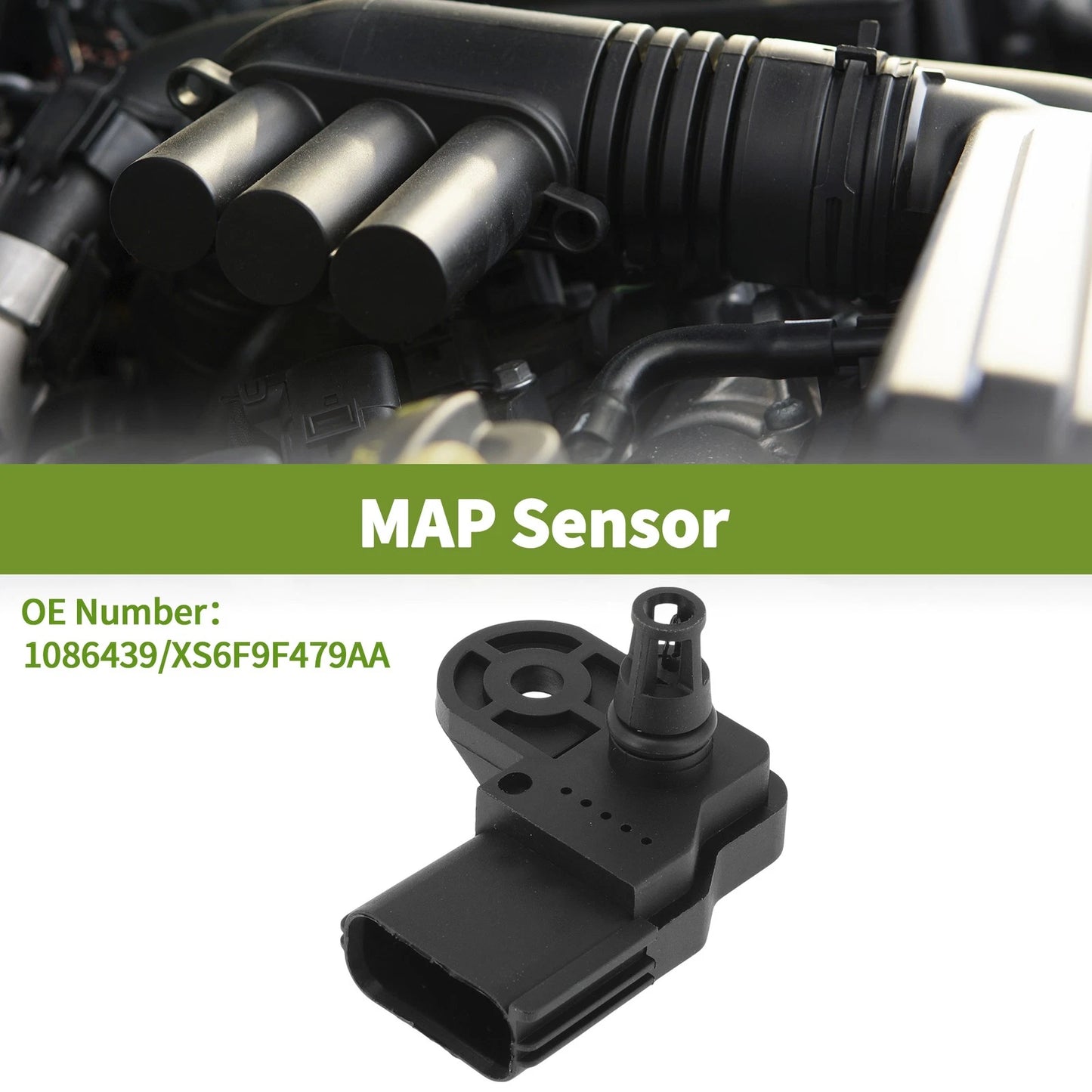 Manifold Absolute Pressure Sensor for Ford Fiesta IV 1.3 (1995-2002)