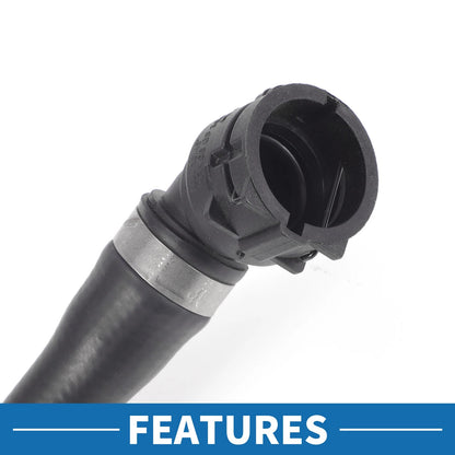 Radiator Hose for BMW 120i (2005-2010) Rubber Black 1 x Piece