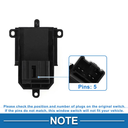 Rear Passenger Power Window Switch for Honda Civic (2001-2005)