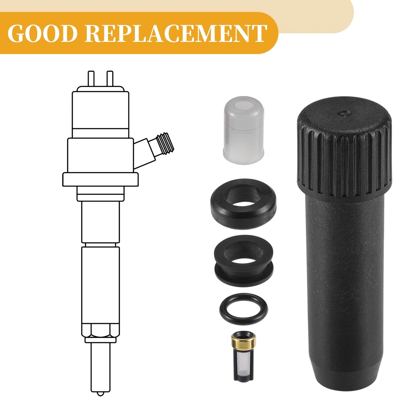 6 x Fuel Injector O Rings for Toyota 3VZE 3.0 (1988-1995)