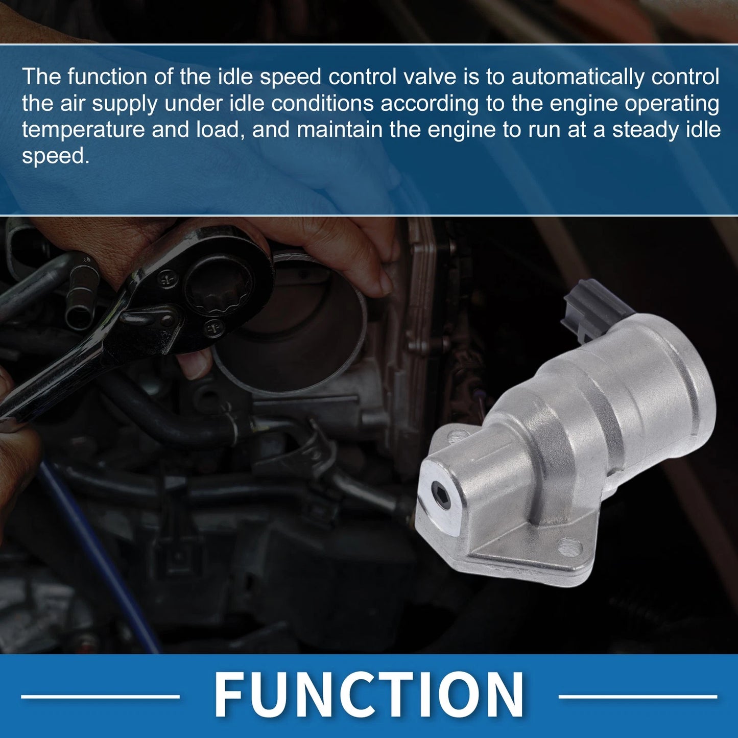 Idle Air Control Valve for Ford F-150 1999-2001 (2 x)